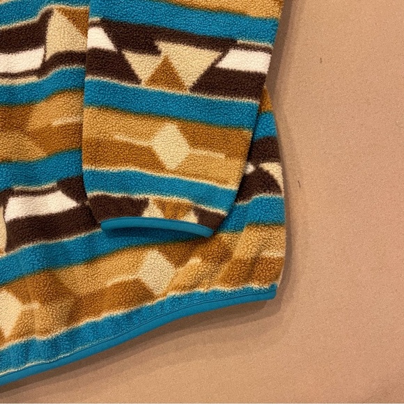 Patagonia Women’s Synchilla Snap-T Pullover Guatemalan Tango Bear Brown Medium - Picture 2 of 9